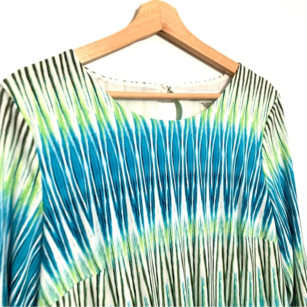 Allison Daley for Dillards Multi Color Dress Long Sleeve Size 8
